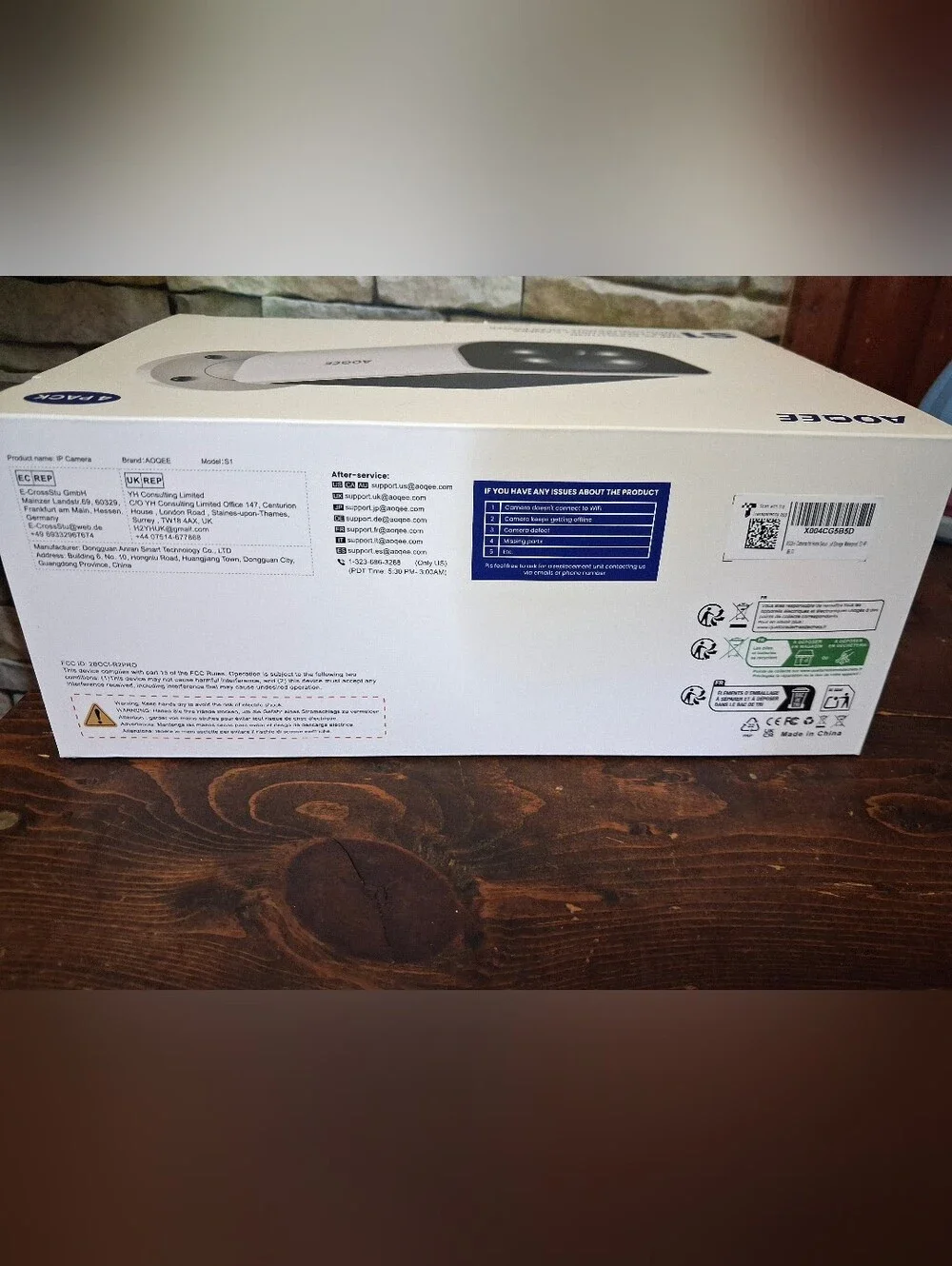 AOQEE security cameras
